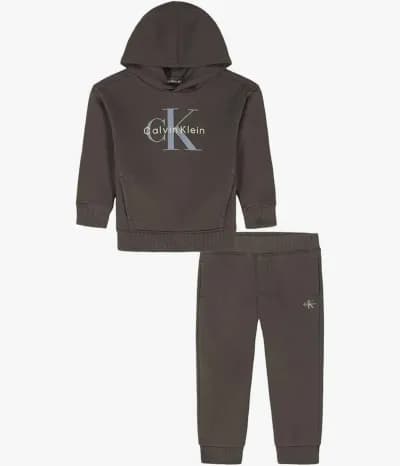 Calvin Clain 2 pc hooded jogger set